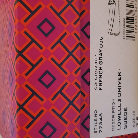 TORY BURCH BRAND NEW W/ TAG & BOX! TORY BURCH LOWELL 2 DRIVER-SUEDE - Picture 11 of 11